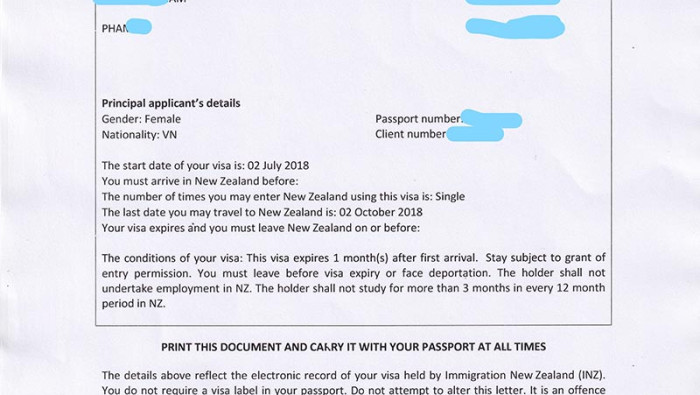 VISA NEW ZEALAND